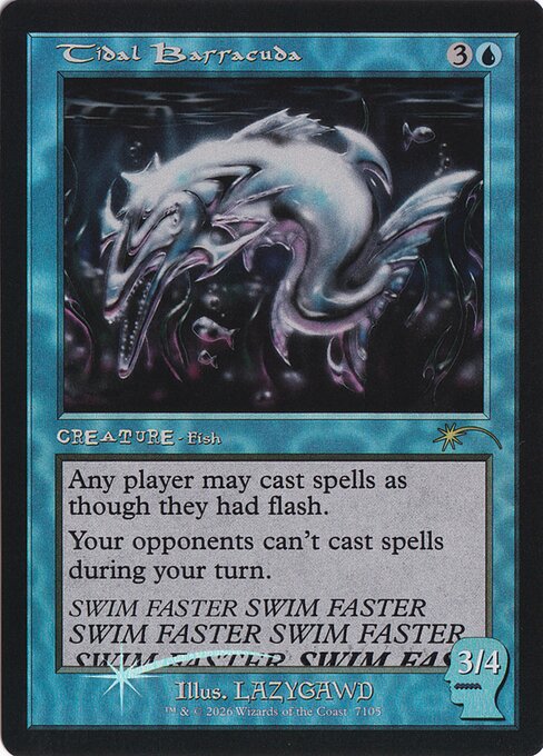 Tidal Barracuda from Secret Lair Drop