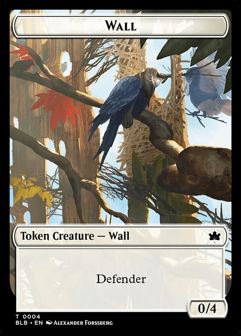 Wall highlighted card art