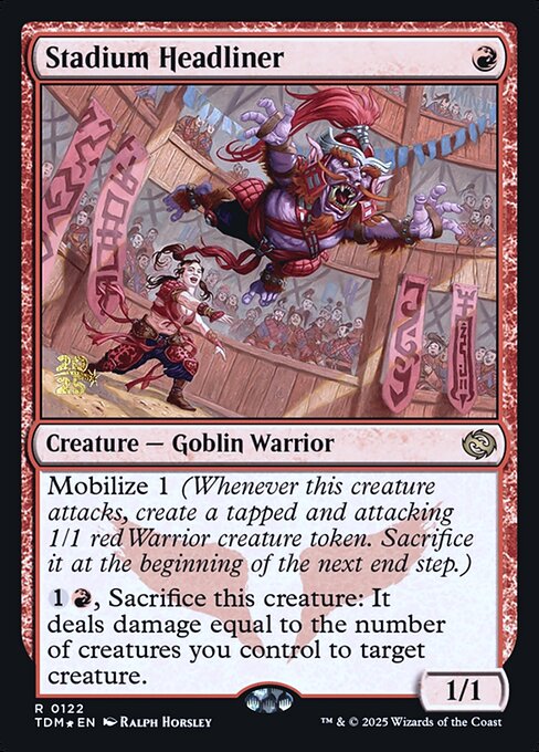Stadium Headliner highlighted card art