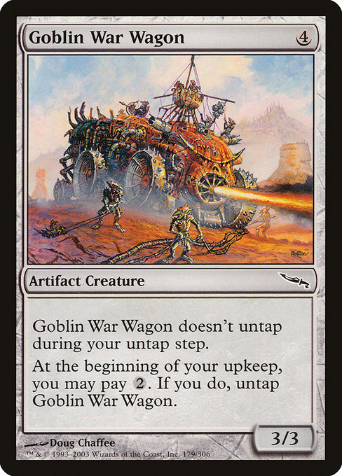 Goblin War Wagon highlighted card art