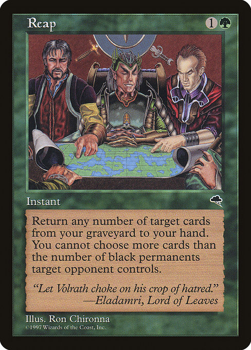 Reap highlighted card art