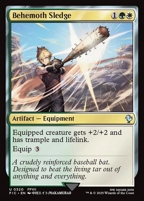 Behemoth Sledge highlighted card art