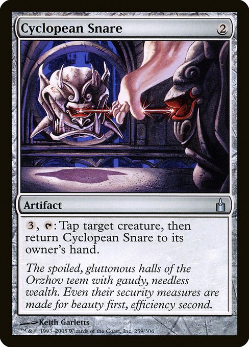 Cyclopean Snare highlighted card art