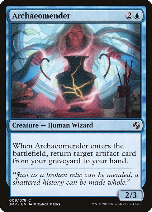Archaeomender highlighted card art