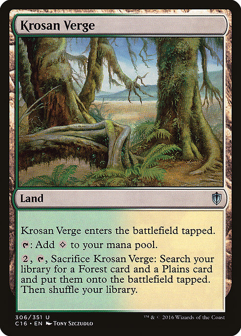 Krosan Verge from Commander 2016