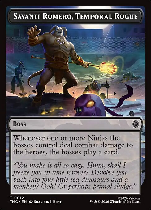 Savanti Romero, Temporal Rogue from Teenage Mutant Ninja Turtles Eternal Tokens