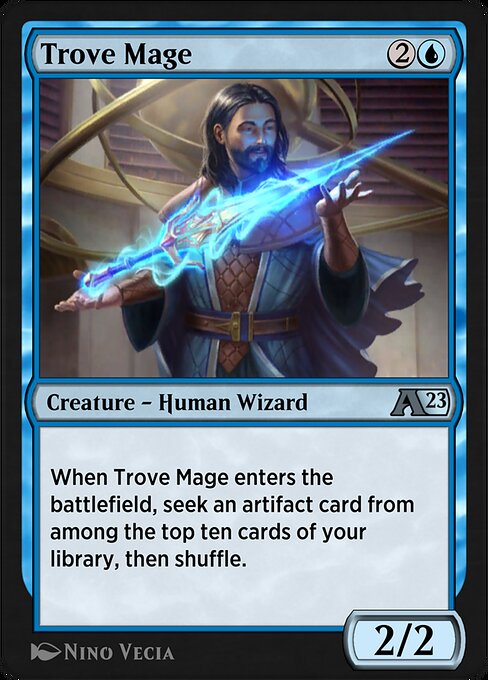 Trove Mage highlighted card art