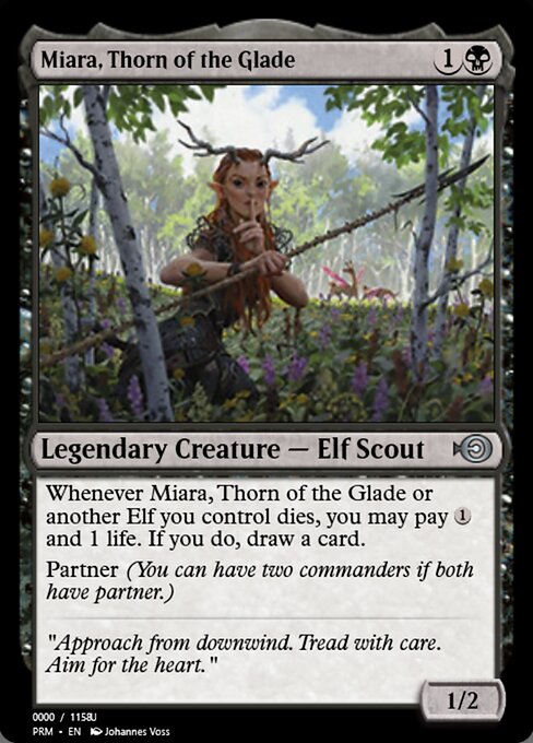 Miara, Thorn of the Glade from Magic Online Promos