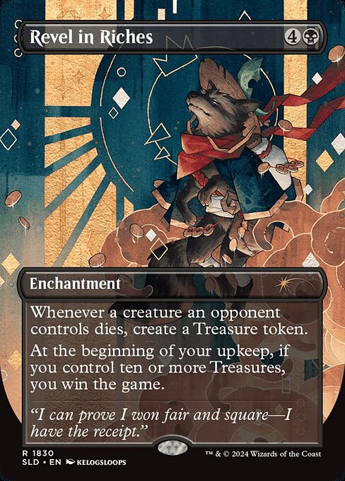Revel in Riches highlighted card art