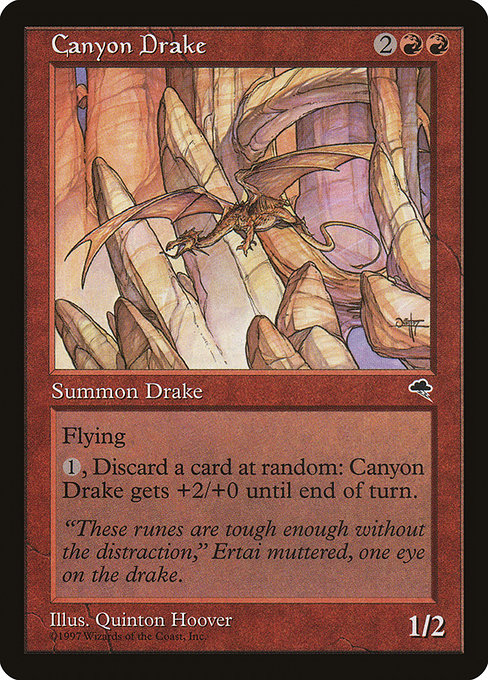 Canyon Drake highlighted card art