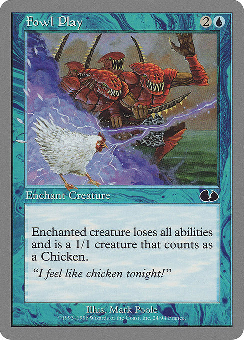 Fowl Play highlighted card art