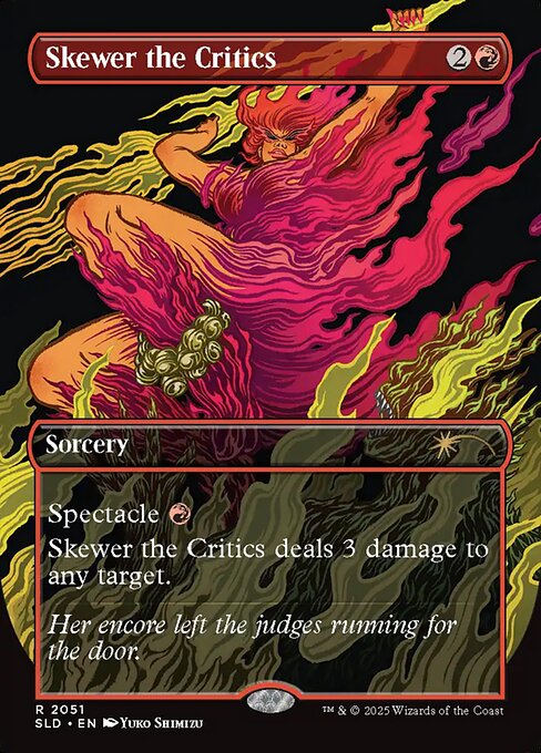 Skewer the Critics highlighted card art
