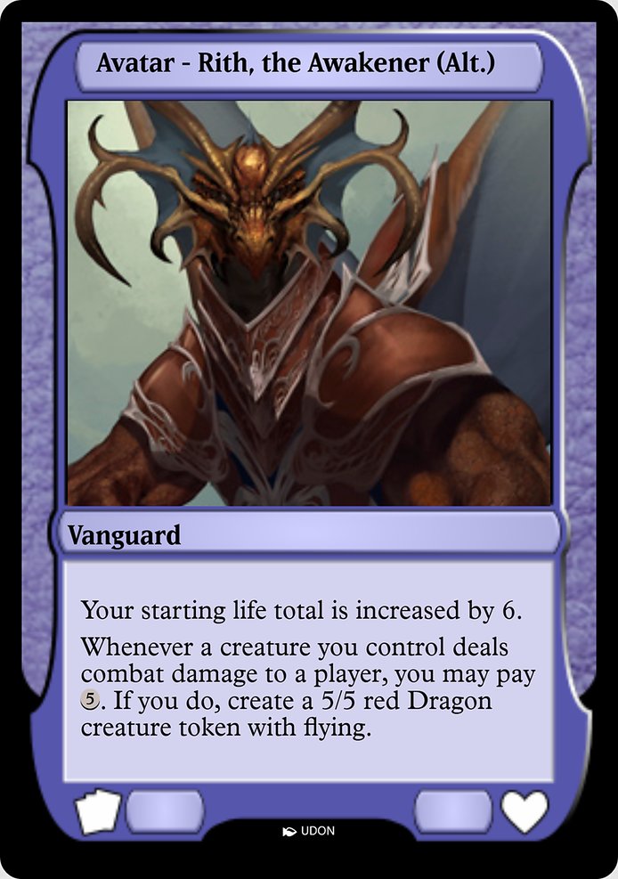 Rith, the Awakener Avatar highlighted card art