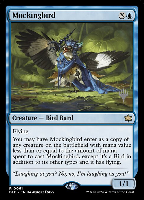 Mockingbird highlighted card art