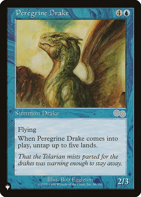 Peregrine Drake highlighted card art