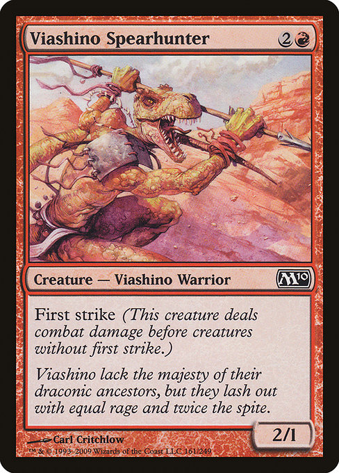 Viashino Spearhunter highlighted card art