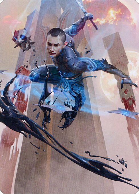 Kaito, Dancing Shadow // Kaito, Dancing Shadow from Phyrexia: All Will Be One Art Series