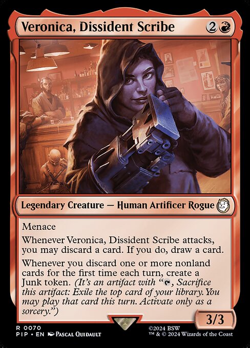 Veronica, Dissident Scribe from Fallout