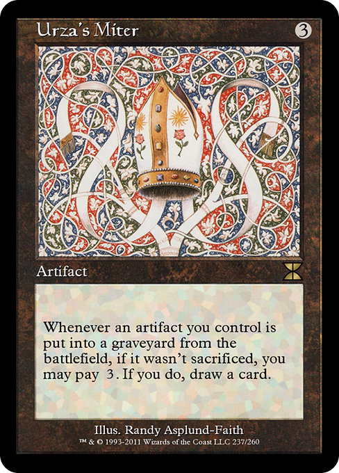 Urza's Miter highlighted card art