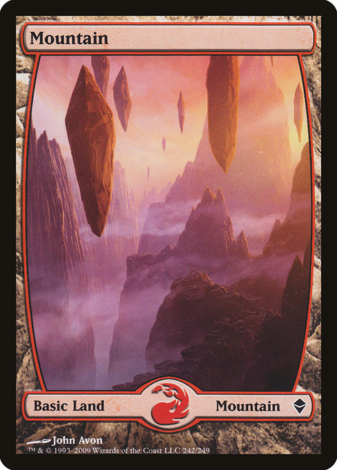 Mountain from Zendikar