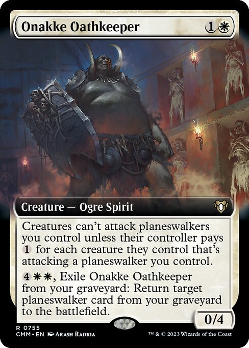 Onakke Oathkeeper highlighted card art