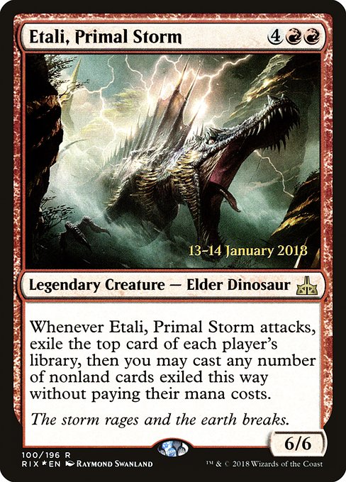 Etali, Primal Storm from Rivals of Ixalan Promos