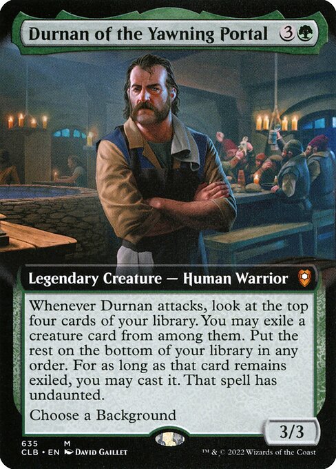 Durnan of the Yawning Portal highlighted card art