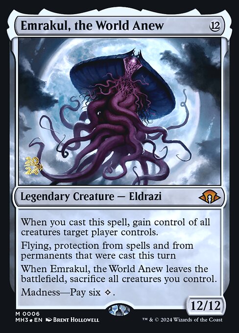 Emrakul, the World Anew highlighted card art