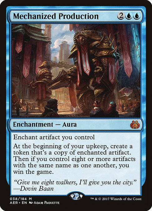 Mechanized Production from Aether Revolt
