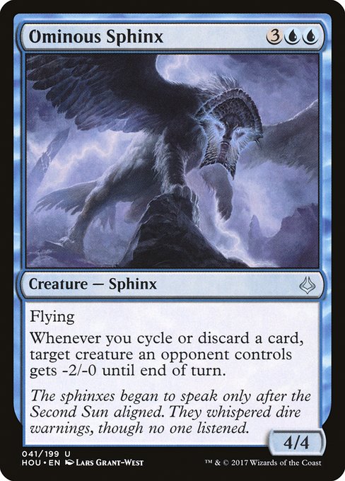 Ominous Sphinx from Hour of Devastation