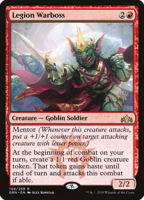 Legion Warboss from Guilds of Ravnica Promos