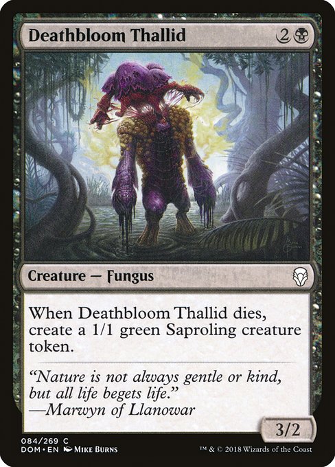 Deathbloom Thallid from Dominaria