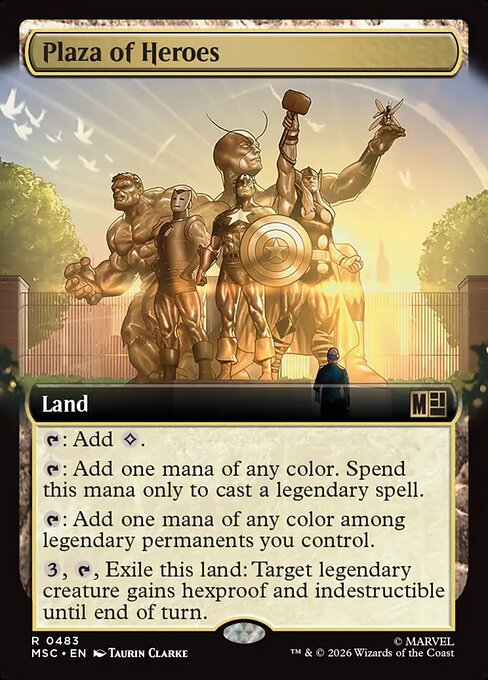 Plaza of Heroes from Marvel Super Heroes Commander