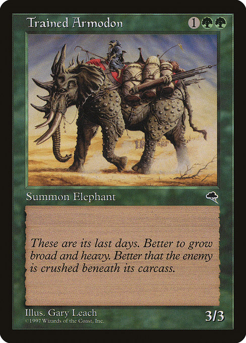 Trained Armodon from Tempest