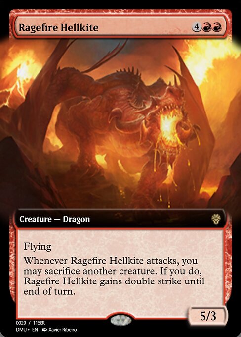 Ragefire Hellkite highlighted card art