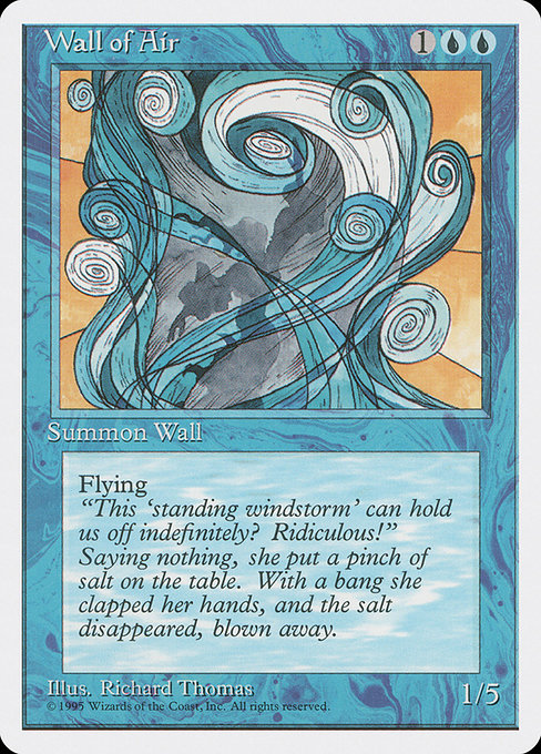 Wall of Air from Fourth Edition