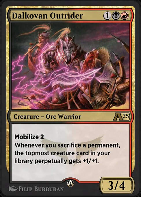 Dalkovan Outrider highlighted card art