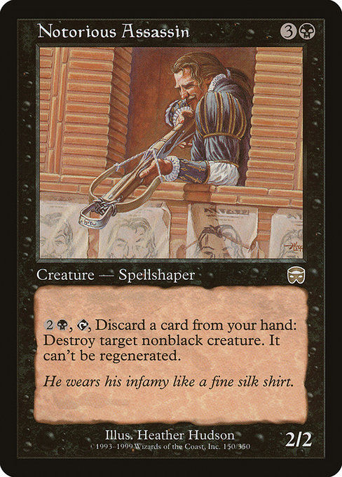 Notorious Assassin highlighted card art