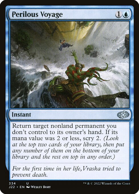 Perilous Voyage highlighted card art