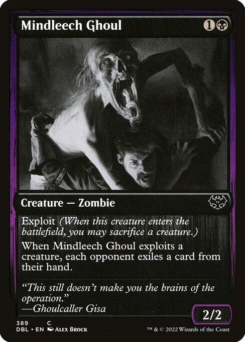 Mindleech Ghoul highlighted card art