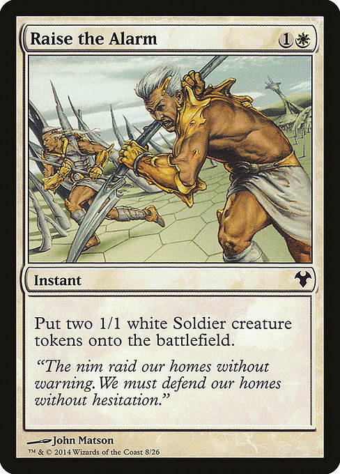 Raise the Alarm from Modern Event Deck 2014
