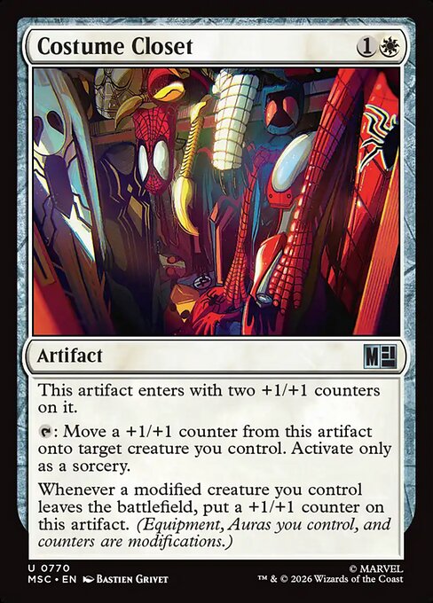 Costume Closet from Marvel Super Heroes Commander