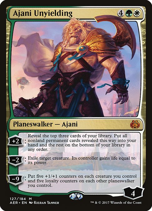 Ajani Unyielding from Aether Revolt