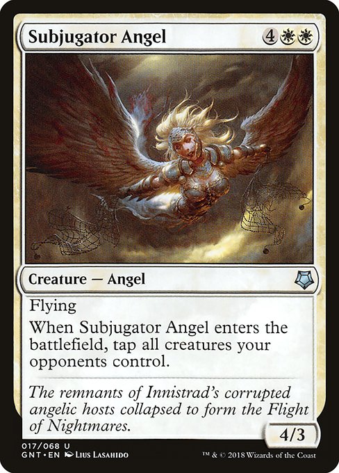 Subjugator Angel from Game Night
