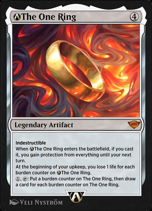 A-The One Ring highlighted card art