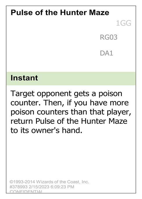 Pulse of the Hunter Maze highlighted card art