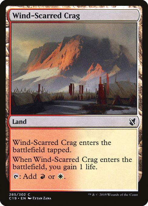 Wind-Scarred Crag from Commander 2019