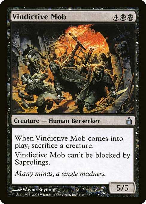 Vindictive Mob highlighted card art