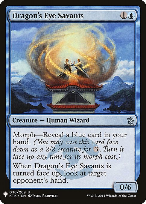 Dragon's Eye Savants highlighted card art