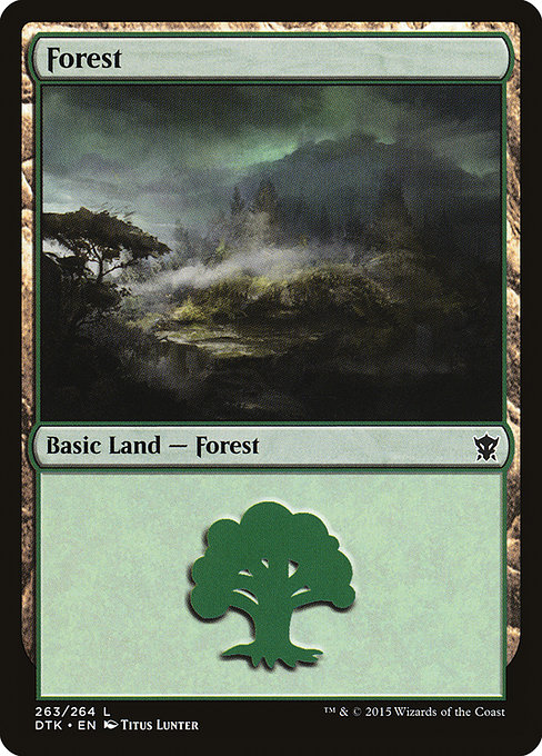 Forest from Dragons of Tarkir